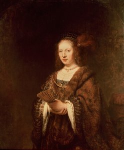 Signora con ventaglio